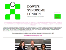 Tablet Screenshot of downs-syndrome-london.org.uk